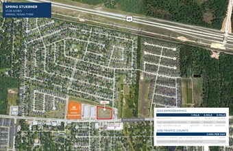 3332 Spring Stuebner Rd, Spring, TX - AÉRIEN Vue de la carte - Image1