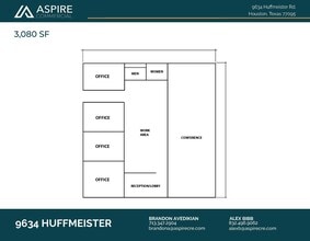9634 Huffmeister Rd, Houston, TX for sale Floor Plan- Image 1 of 1