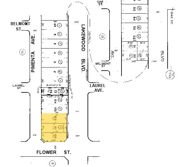 16719 Lakewood Blvd, Bellflower, CA for sale - Plat Map - Image 2 of 2