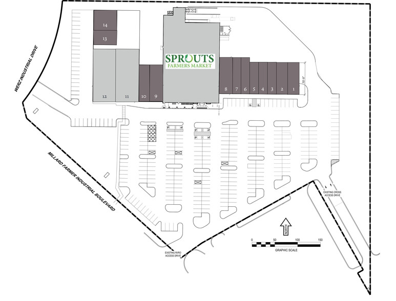 19 Millard Farmer Industrial Blvd, Newnan, GA à louer - Plan de site - Image 3 de 4