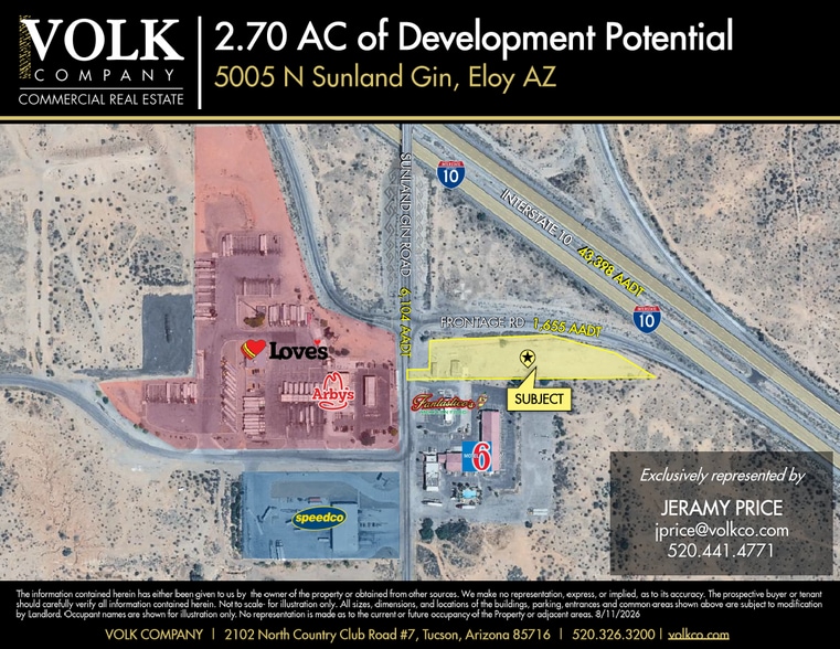 NW Hwy 84 & Sunland Gin Rd, Casa Grande, AZ for sale - Aerial - Image 1 of 3