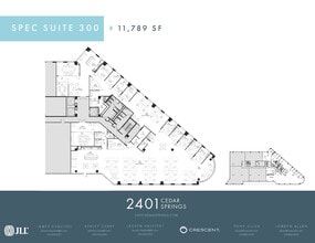 2401 Cedar Springs Rd, Dallas, TX for lease Floor Plan- Image 2 of 4