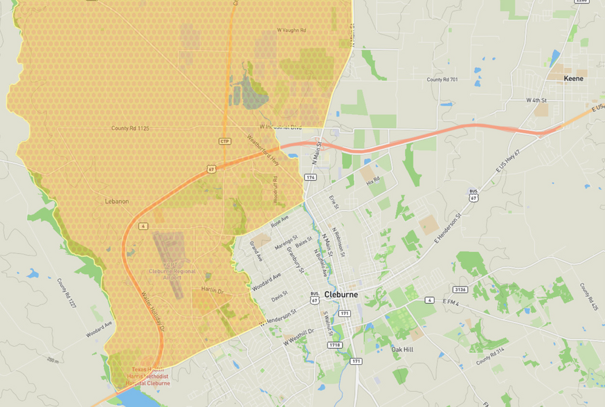 1300 County Road 1125, Cleburne, TX à vendre - Plan de site - Image 3 de 5