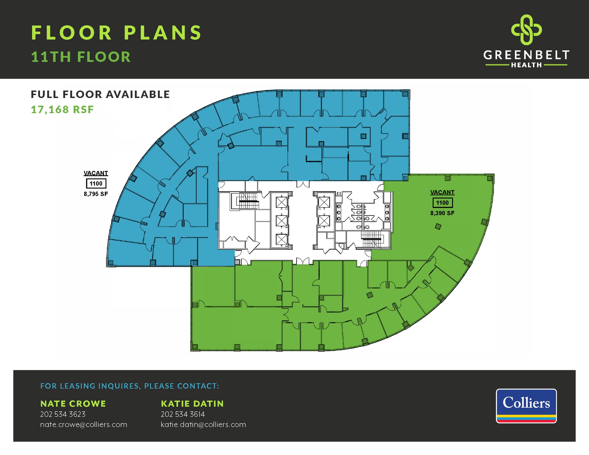 7501 Greenway Center Dr, Greenbelt, MD à louer Plan d’étage- Image 1 de 1