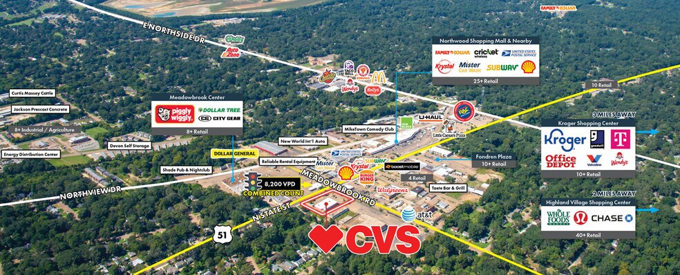 305 Meadowbrook Rd, Jackson, MS à vendre - Photo du bâtiment - Image 3 de 9