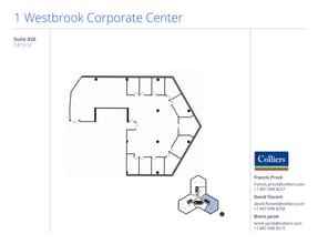1 Westbrook Corporate Ctr, Westchester, IL for lease Floor Plan- Image 1 of 1