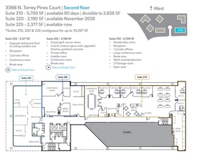 3333 N Torrey Pines Ct, La Jolla, CA for lease Floor Plan- Image 1 of 1