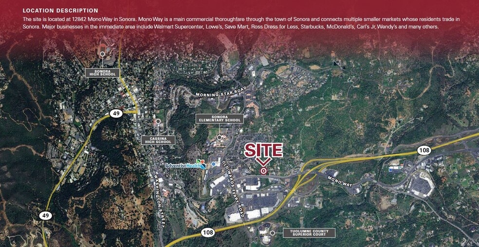 12842 Mono Way, Sonora, CA for lease - Building Photo - Image 3 of 3