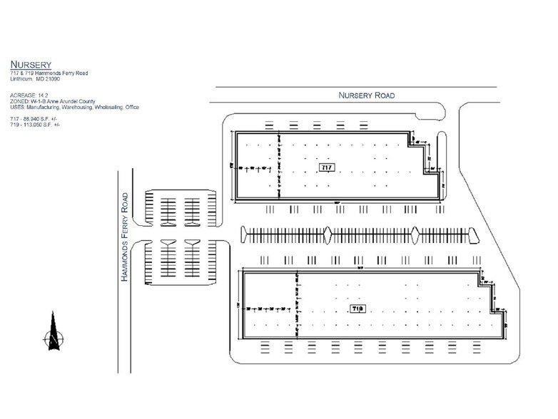 717 Hammonds Ferry Rd, Linthicum Heights, MD à louer - Plan de site - Image 3 de 11