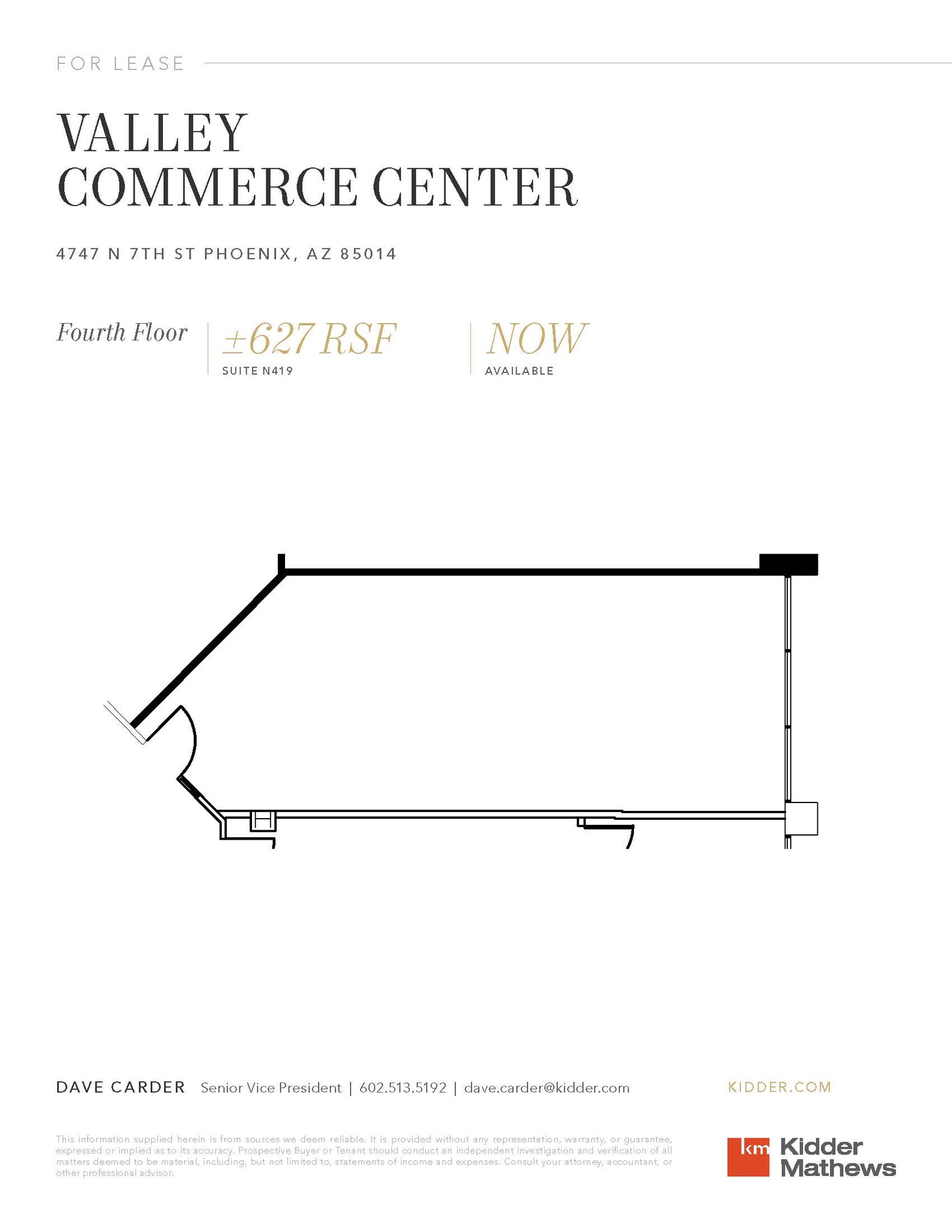 4745 N 7th St, Phoenix, AZ for lease Floor Plan- Image 1 of 1