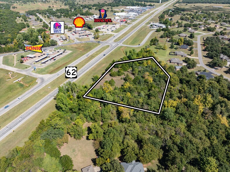 Hwy 62 & 300th St, Blanchard, OK for lease - Aerial - Image 2 of 5