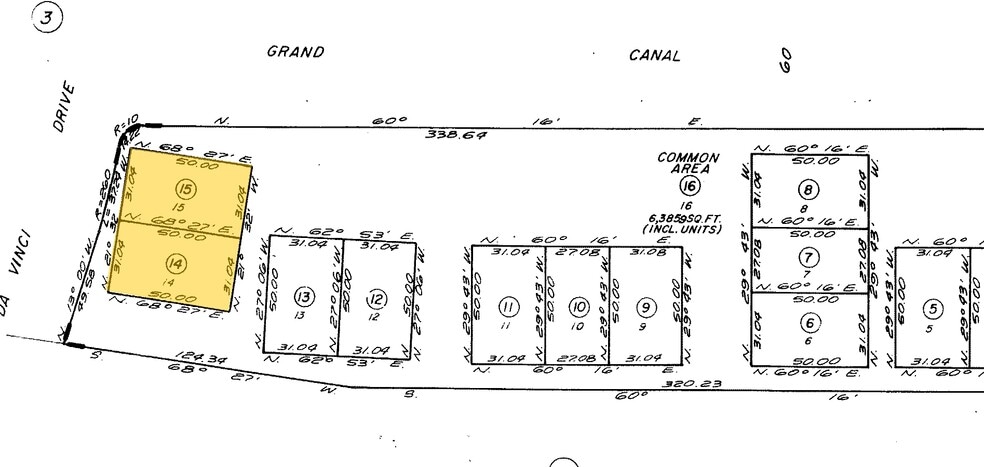 2522 Grand Canal Blvd, Stockton, CA à vendre - Plan cadastral - Image 2 de 3