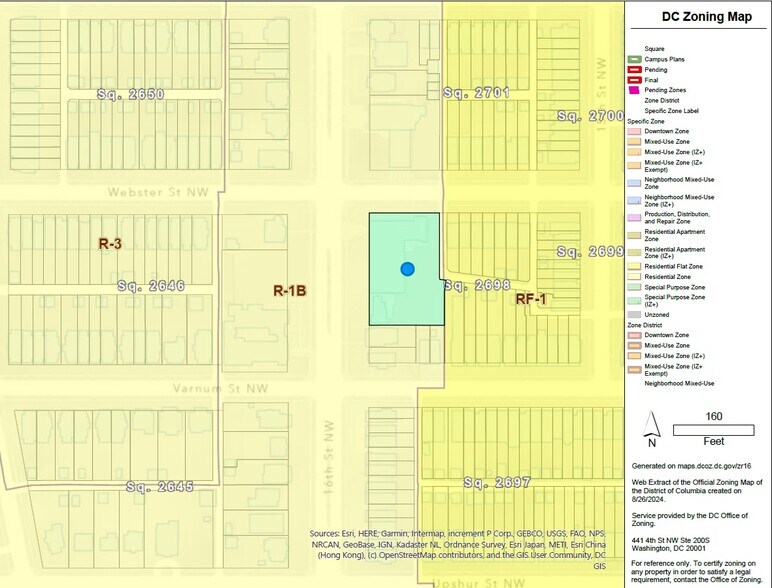 4311 16th St NW, Washington, DC à vendre - Plan cadastral - Image 2 de 6