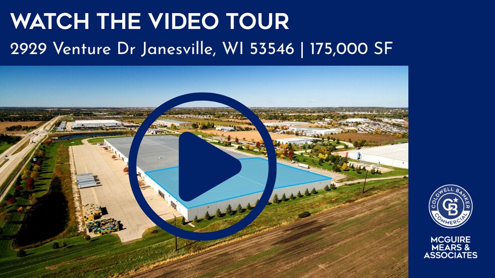 2929 Venture Dr, Janesville, WI à louer - Vidéo sur l’inscription commerciale - Image 2 de 10