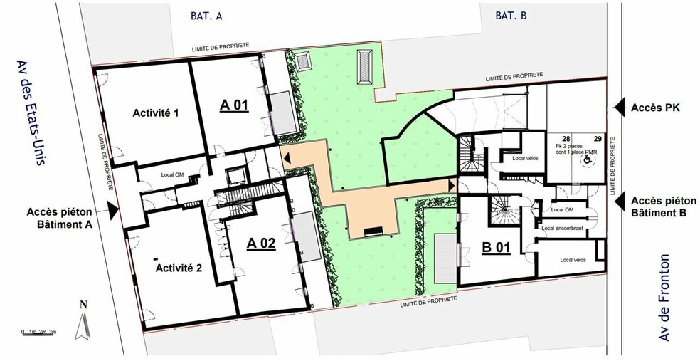 Commerce de détail dans Toulouse à vendre - Plan de site - Image 3 de 3