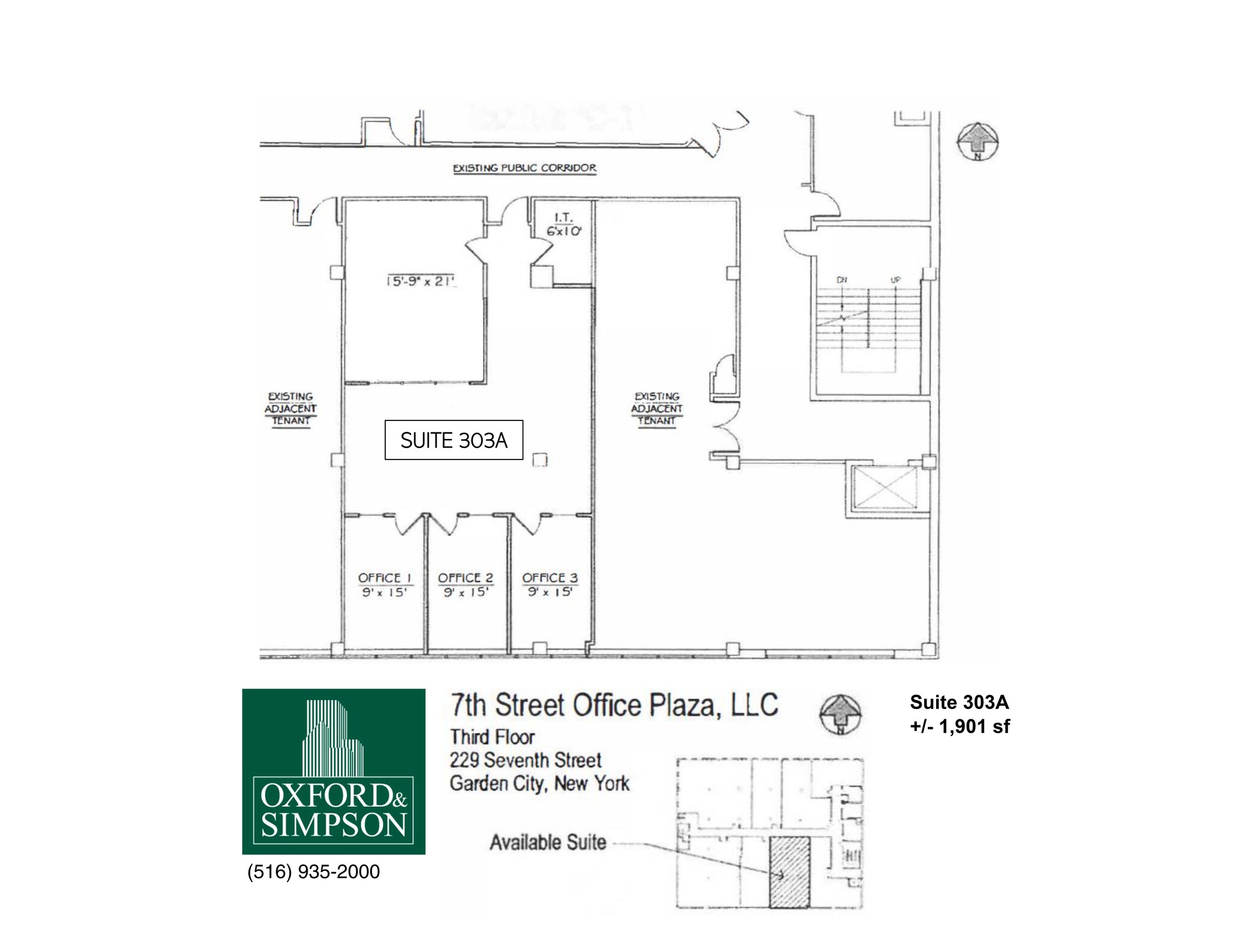 229 7th St, Garden City, NY à louer Plan de site- Image 1 de 1