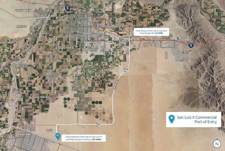 6922 E I-8, Yuma, AZ à vendre - Aérien - Image 2 de 2