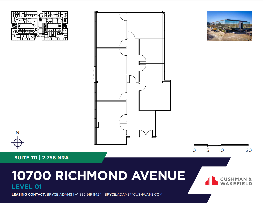 10700 Richmond Ave, Houston, TX à louer Plan d’étage- Image 1 de 1