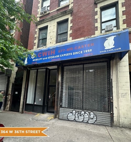 362-364 W 36th St, New York, NY for lease - Building Photo - Image 2 of 3