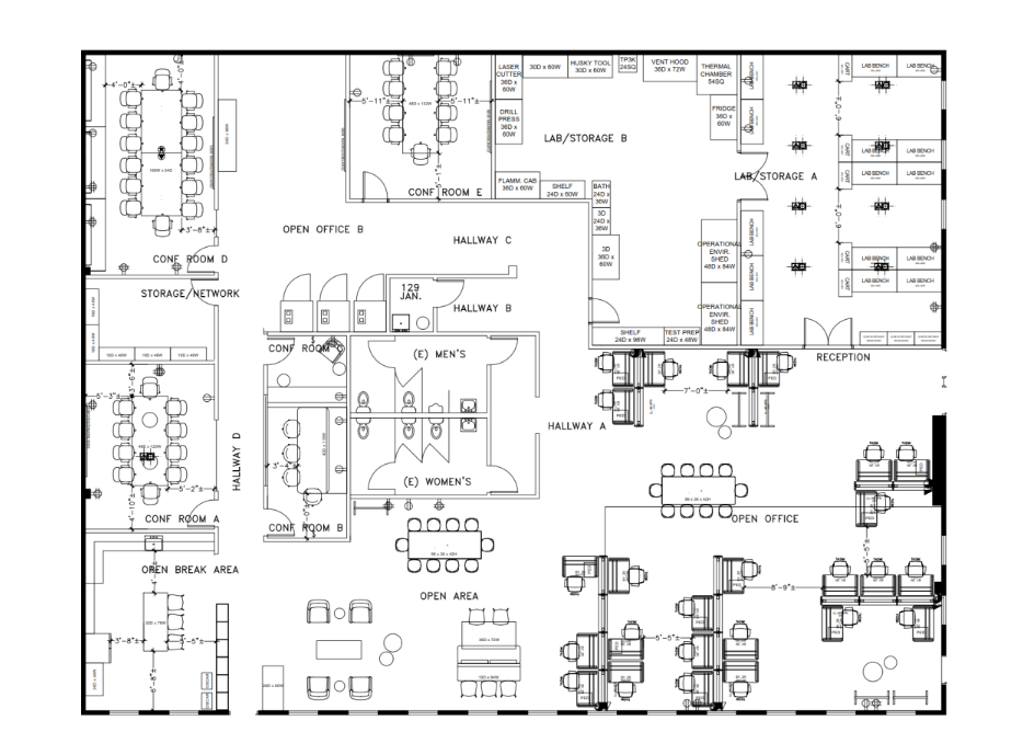 1051-1099 Sneath Ln, San Bruno, CA for lease Floor Plan- Image 1 of 3