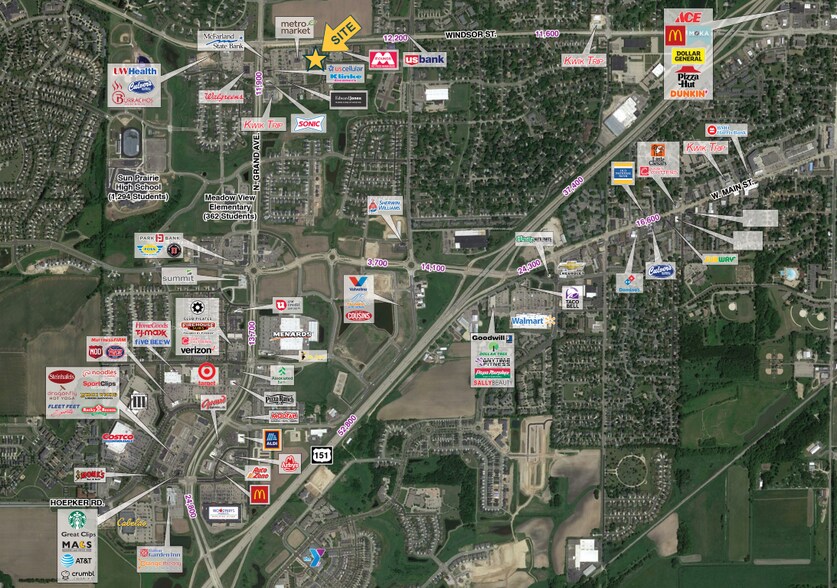 2502 Ironwood Dr, Sun Prairie, WI à vendre - Aérien - Image 2 de 3