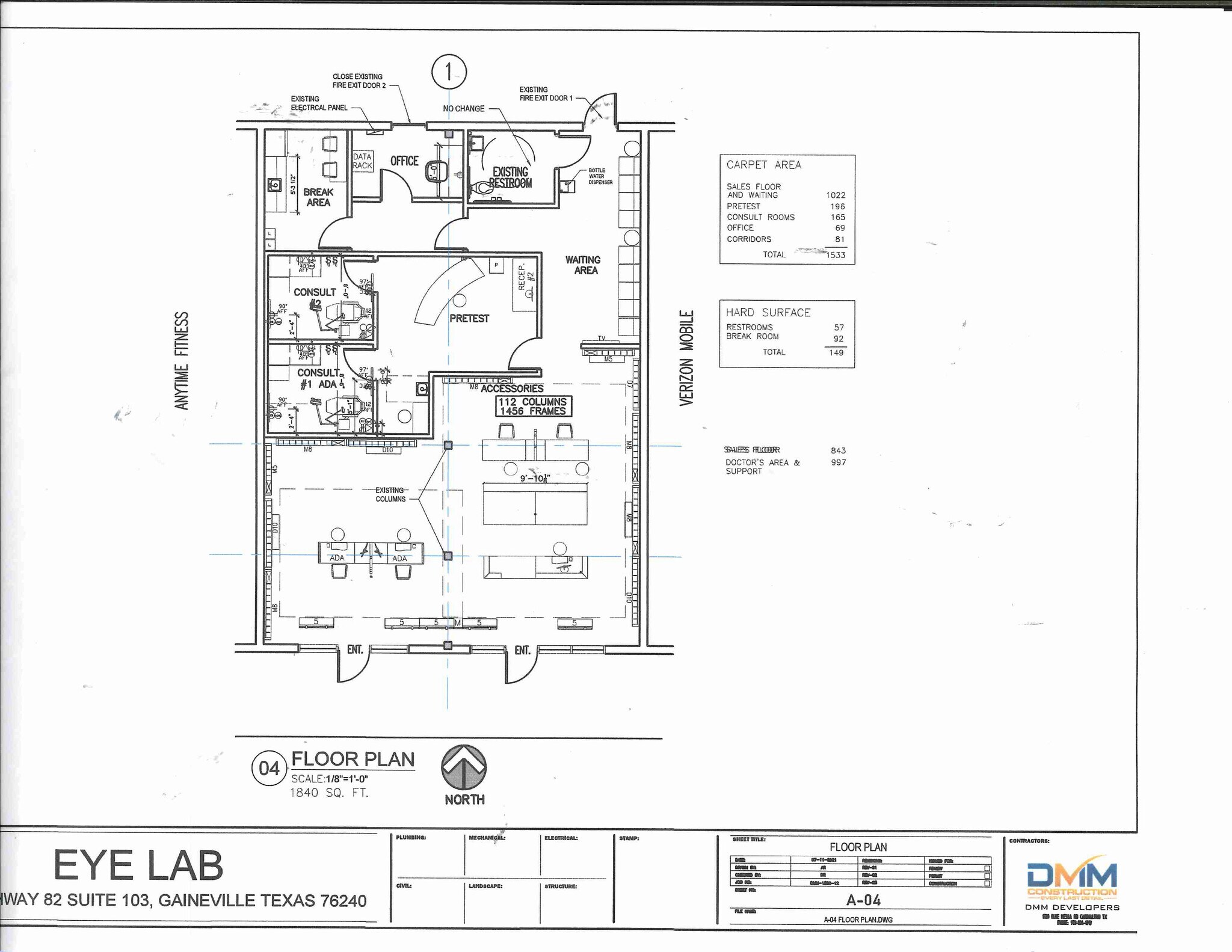 905 E Highway 82, Gainesville, TX à louer Plan d’étage- Image 1 de 1