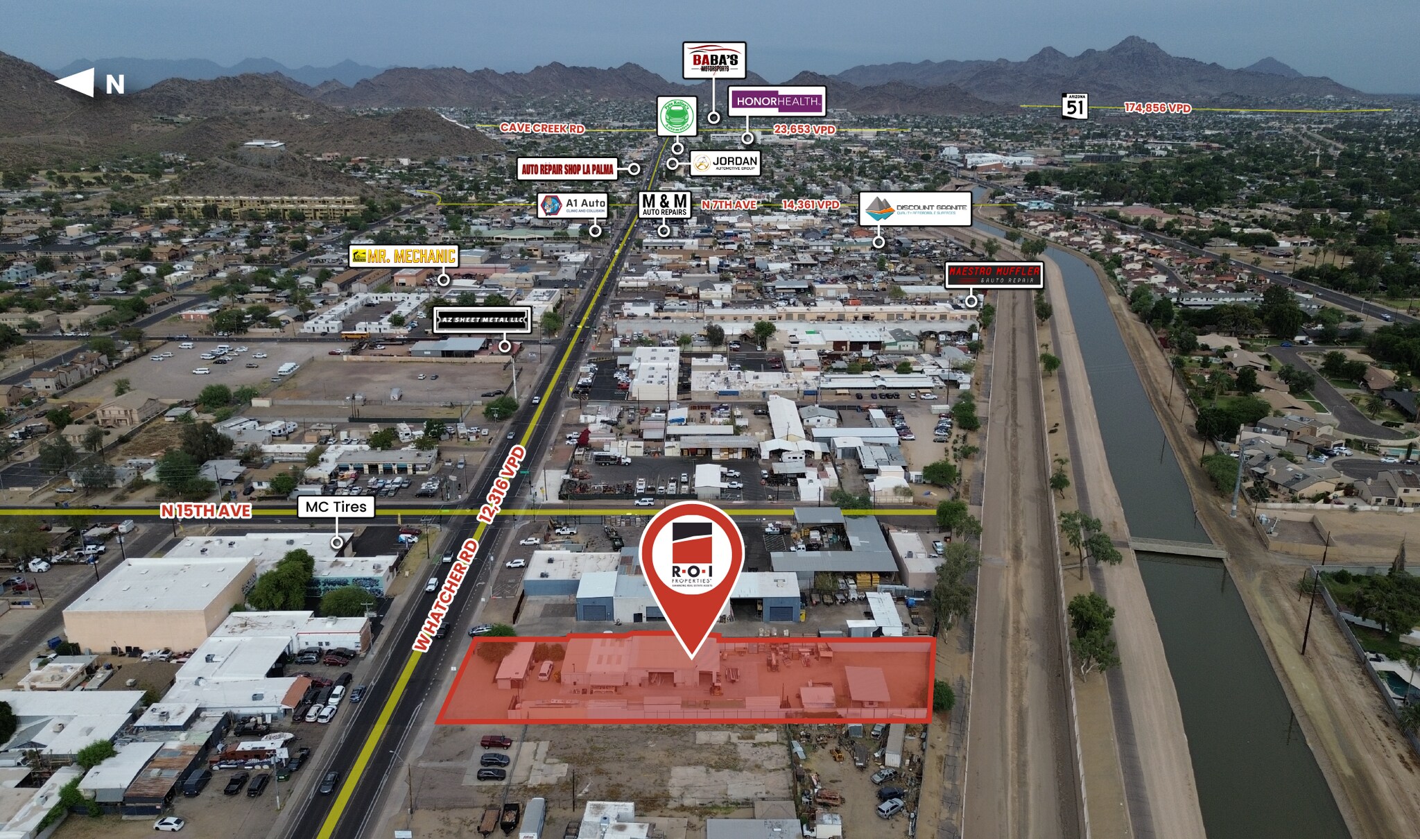 1525 W Hatcher Rd, Phoenix, AZ à vendre Photo principale- Image 1 de 15