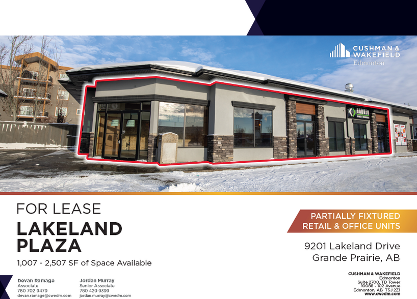 9201 Lakeland Dr, Grande Prairie, AB for lease - Building Photo - Image 1 of 1