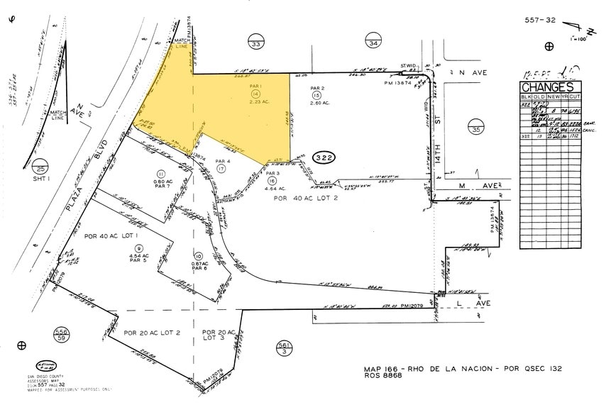 1400-1430 E Plaza Blvd, National City, CA for lease - Plat Map - Image 2 of 5