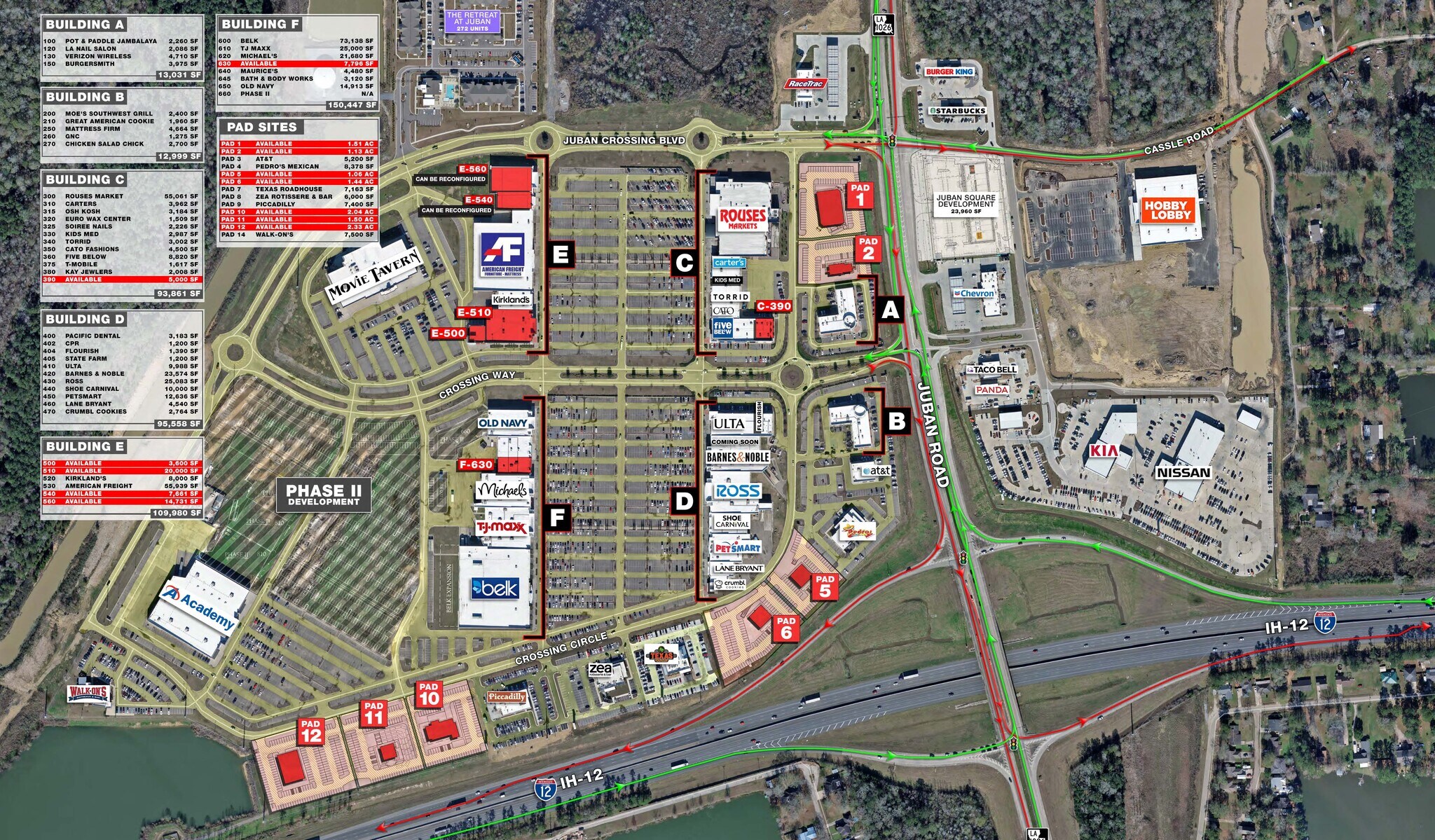 Juban Rd, Denham Springs, LA à louer Photo du bâtiment- Image 1 de 5