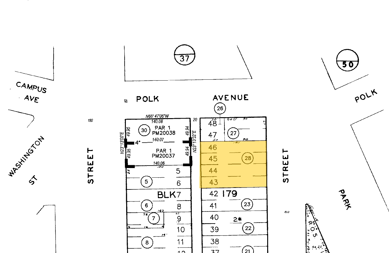 4080 Centre St, San Diego, CA à vendre Plan cadastral- Image 1 de 1