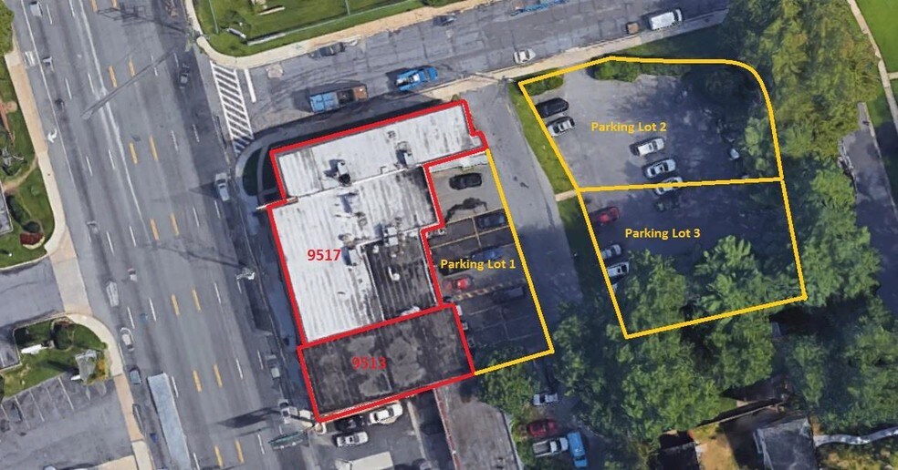 9513 Georgia Ave, Silver Spring, MD for sale - Aerial - Image 3 of 4