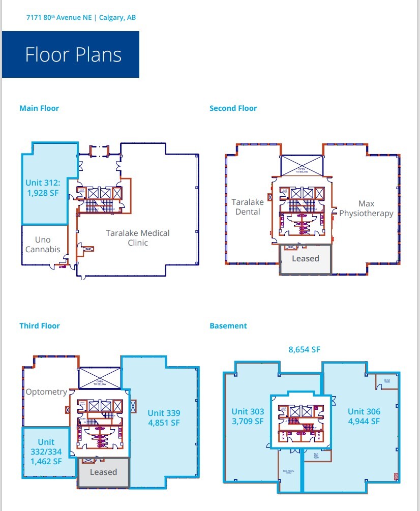 7171 80th Ave NE, Calgary, AB for lease Floor Plan- Image 1 of 1