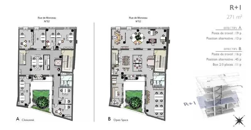 52 Rue De Monceau, Paris for lease Floor Plan- Image 1 of 4