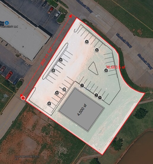 520 Shedeck Parkway, Yukon, OK à vendre - Plan de site - Image 2 de 2