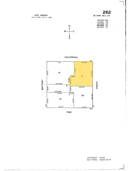 201 California St, San Francisco, CA à louer - Plan cadastral - Image 2 de 6