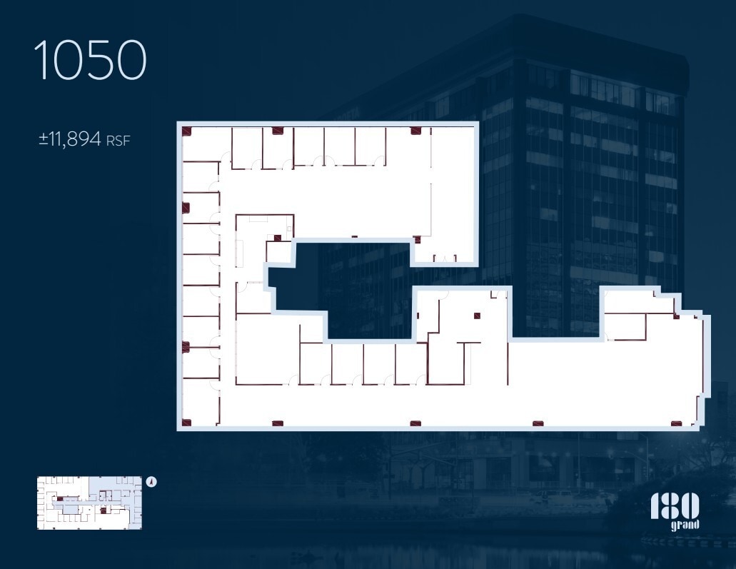 180 Grand Ave, Oakland, CA à louer Plan d’étage- Image 1 de 1