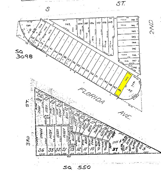 207 Florida Ave NW, Washington, DC for sale - Plat Map - Image 2 of 10