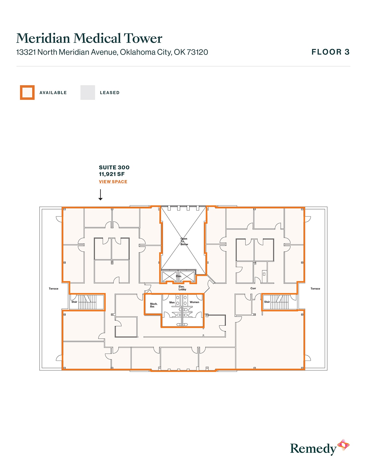13321 N Meridian Ave, Oklahoma City, OK à louer Plan d’étage- Image 1 de 1