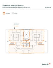 13321 N Meridian Ave, Oklahoma City, OK à louer Plan d’étage- Image 1 de 1