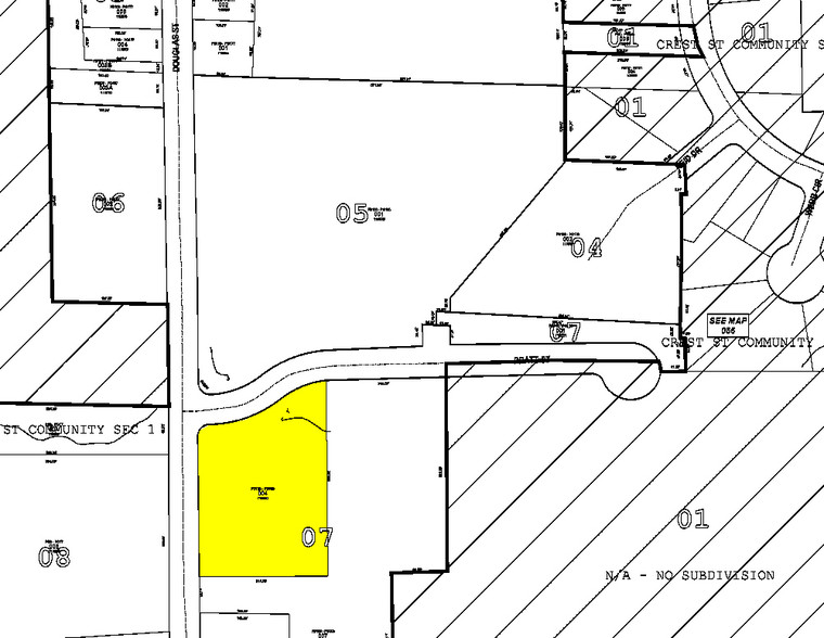 615 Douglas St, Durham, NC à louer - Plan cadastral - Image 2 de 4