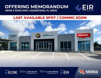 Plus de détails pour 26755 S Dixie Hwy, Homestead, FL - Commerce de détail à louer
