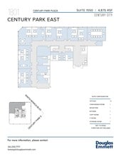 1801 Century Park E, Los Angeles, CA à louer Plan d’étage- Image 1 de 1