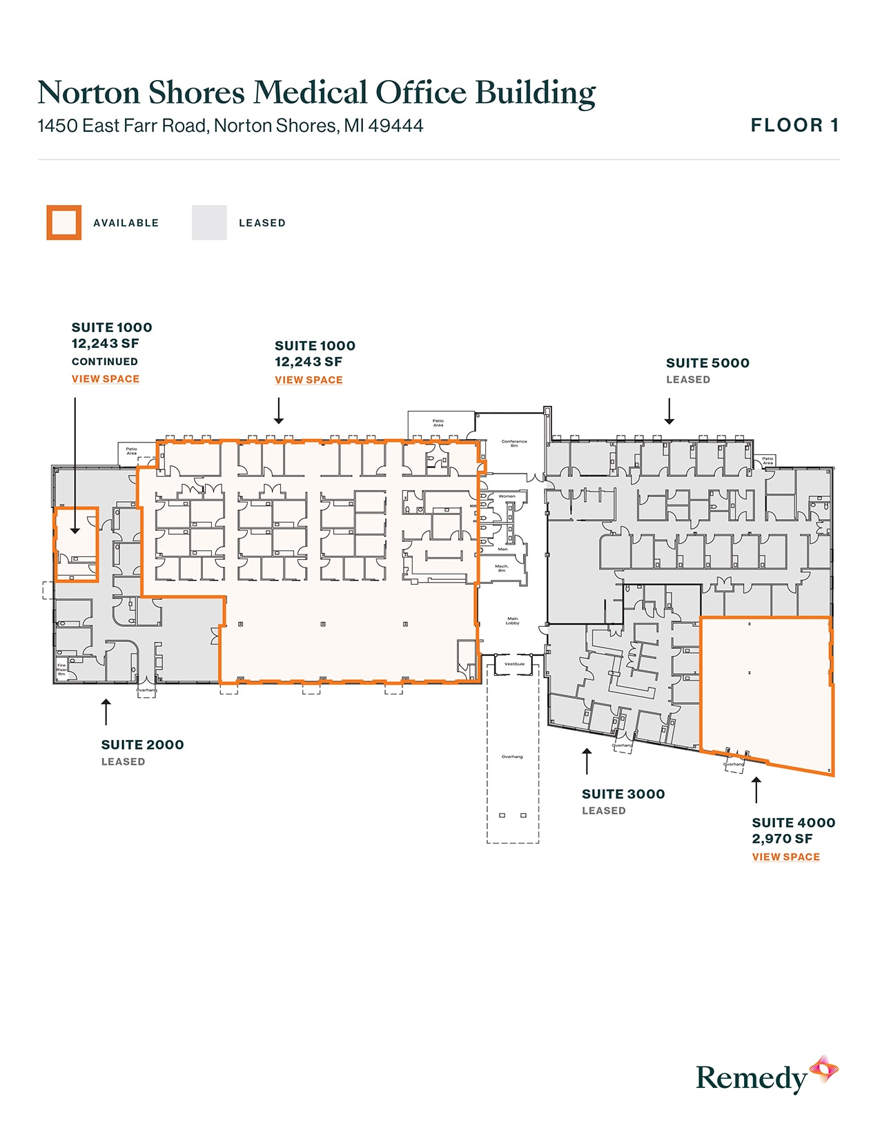 1450 Farr Rd, Norton Shores, MI for lease Floor Plan- Image 1 of 1