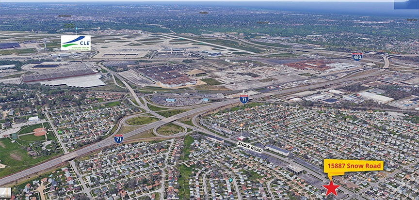15887 Snow Rd, Brook Park, OH à louer - Aérien - Image 3 de 8