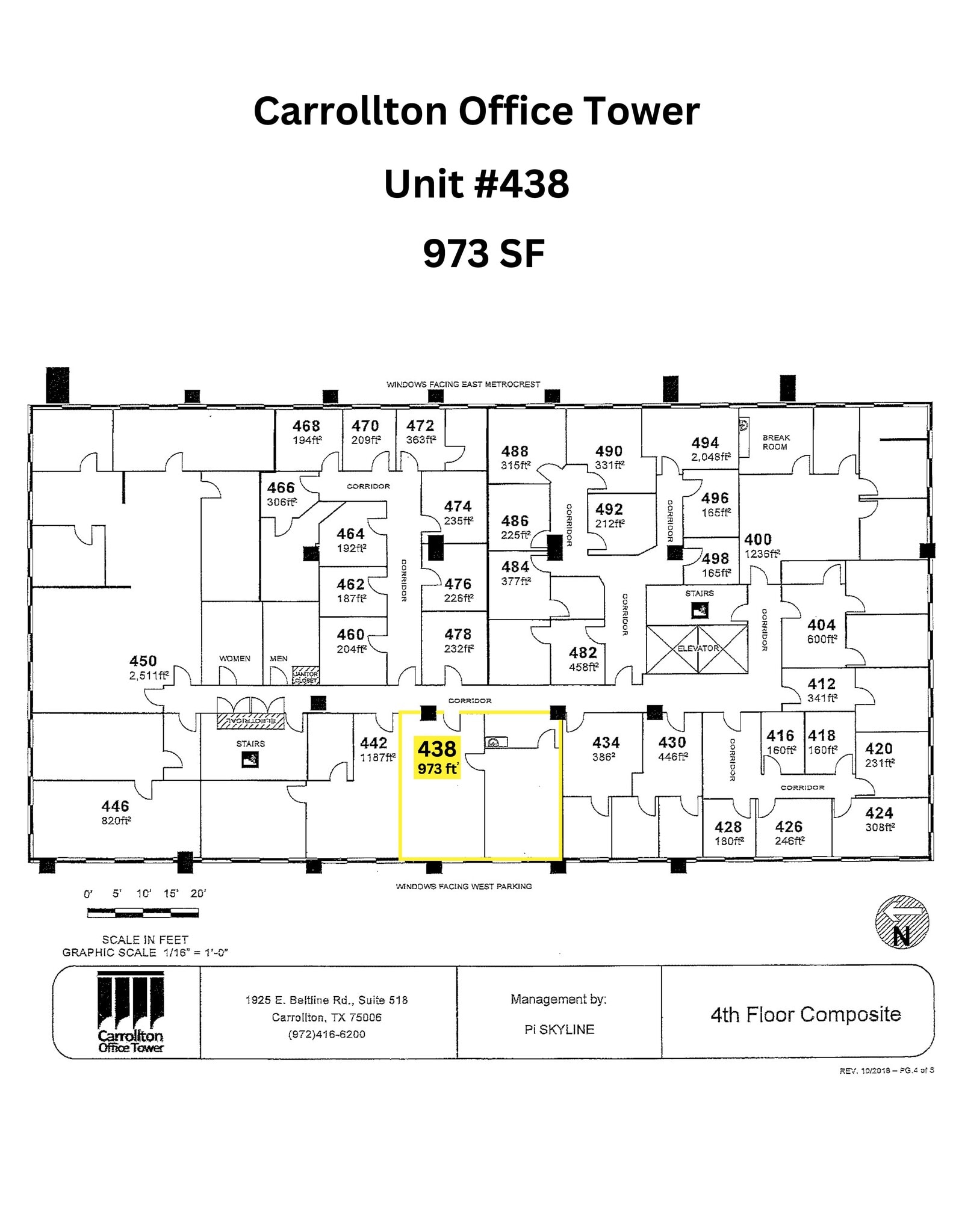 1925 E Belt Line Rd, Carrollton, TX à louer Plan de site- Image 1 de 2