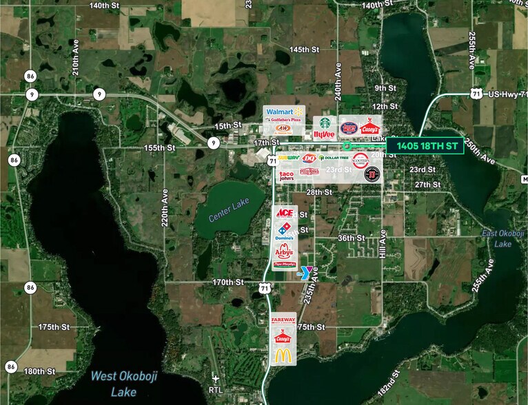 1405 18th St, Spirit Lake, IA à vendre - Photo du bâtiment - Image 2 de 2