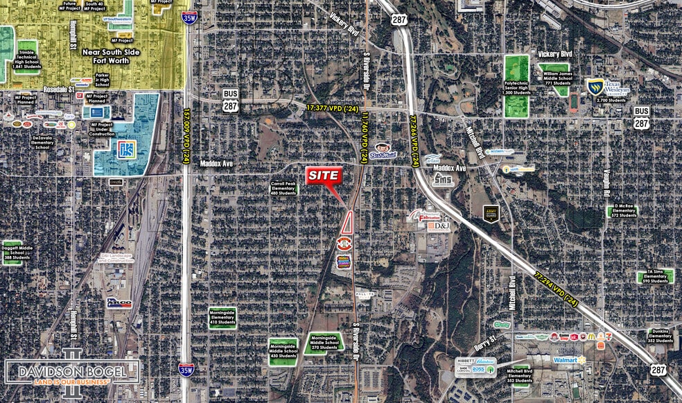 2100 - 2200 S. Riverside Dr., Fort Worth, TX à louer - Photo du bâtiment - Image 3 de 5