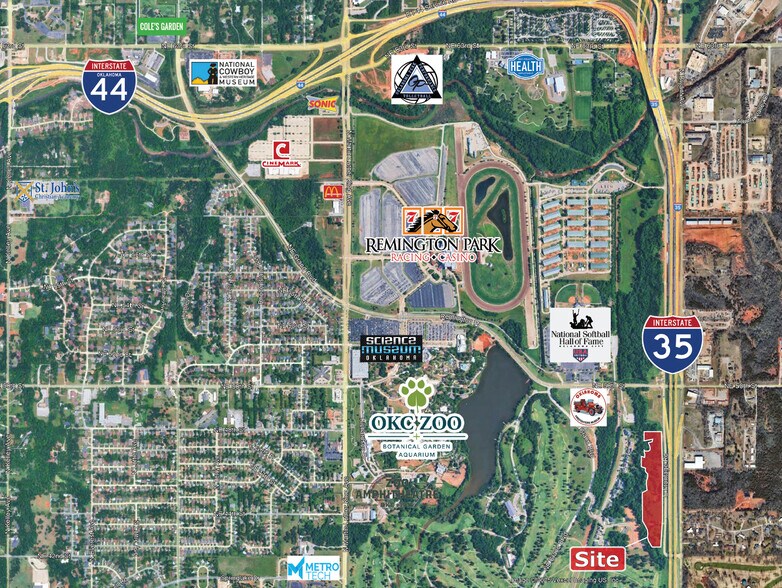 I-35 & NE 44th St, Oklahoma City, OK for sale - Aerial - Image 2 of 2