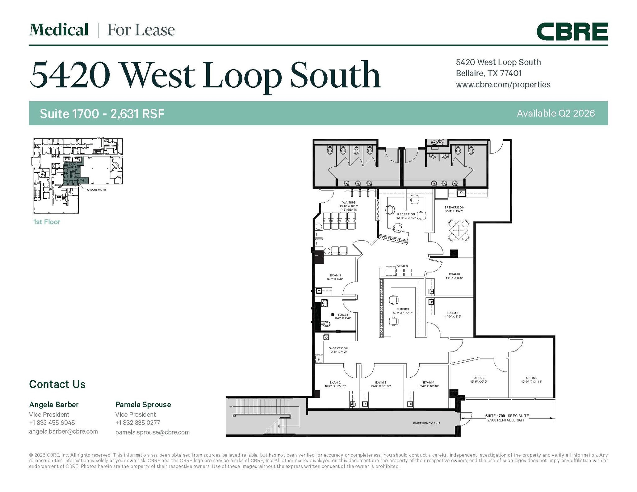 5420 West Loop S, Bellaire, TX for lease Interior Photo- Image 1 of 2